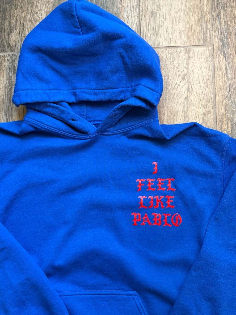 Kanye West The Life of Pablo 'I Feel Like Pablo' Royal Blue Hoodie